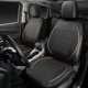 thumbnail image 2 of Funda para asiento de auto CAR PASS, ajuste universal, cuero PU negro, 2 of 8