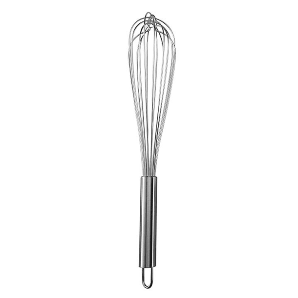 Batidor de huevos manual de acero inoxidable extragrande y mezclador de harina, herramientas para hornear en el hogar