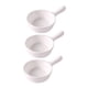 thumbnail image 3 of Plato De Salsa Contenedor De Condimento Portátil De Cerámica Para Condimento Picnic Pequeño Blanco, 3 of 5