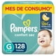 thumbnail image 1 of Pañales Pampers Comfort Sec G, 128 Un, 1 of 7