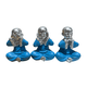 thumbnail image 1 of Set Figura Buda C/s/mudo Blco. Peq. Ji23-329/ambienteyaromas, 1 of 3
