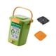 thumbnail image 3 of Contenedor de compost para interiores, contenedor de residuos de alimentos domésticos, cubo de compost, tanque de fermentación para huerto, granja, ho 20 litros, 3 of 5