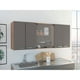 thumbnail image 2 of Mueble Superior De Cocina 6 Puertas 150x60x31,5 Cm Café Y Gris, 2 of 3