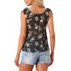 thumbnail image 3 of INSPIRE CHIC Blusa Floral de Verano para Mujer con Lazo Decorativo Casual sin Mangas S Negro, 3 of 5