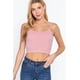 thumbnail image 1 of Top CC Clothing Algodón Spandex Cuello Redondo Copa Removible Paint Pink M, 1 of 5