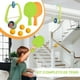 thumbnail image 4 of Ping Pong Portatil Sin Mesa Bola Con Cuerda Para Entrenar verde, 4 of 8