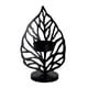 thumbnail image 5 of Candelabro De Hoja Nórdica Candelabro De Hierro Forjado Artesanía Decoración De Sala De Estar Negro A, 5 of 5