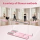 thumbnail image 3 of Tabla de pilates VigoRedge Pilates Reformer, set 11 en 1, color rosa, 3 of 9
