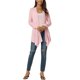 thumbnail image 2 of INSPIRE CHIC Cárdigan ligero de manga larga casual con frente abierto drapeado para mujer, primavera y otoño, XL rosa, 2 of 6
