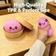 thumbnail image 3 of Set de 2 juguetes squishy de dumpling Stantam para aliviar el estrés, 3 of 7