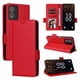 thumbnail image 1 of Funda Cartera para Boost Mobile Celero 5G SC Tapa Flip con Ranuras y Soporte Rojo, 1 of 5