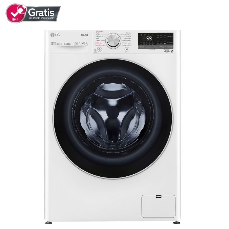 Lg - Lavadora Secadora 14 Kg / 8 Kg Wd14Wvc4S6