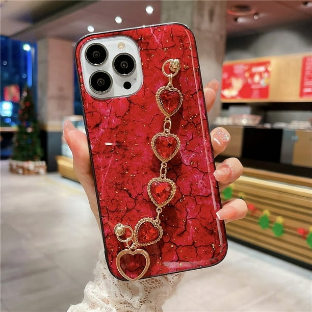 Small Fresh Love Bracelet Glittering Phone Case For,iPhone14/14Plus/14Pro/14ProMax ,iPhone13/13Mini/13Pro/13ProMax ,iPhone12/12Mini/12Pro/12ProMax, ,iPhone11/11Pro/11Pro Max