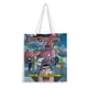 thumbnail image 1 of Motel Transylvania Bolso de tela con estampado de lienzo para mujer, bolsa de compras reutilizable y estética, con cremallera interior, regalo para mujer,40*40cm., 1 of 6