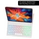 thumbnail image 4 of Teclado Bluetooth inalámbrico retroiluminado para Tab M10 Plus P11 Pro Funda protectora con teclado Bluetooth, 4 of 5