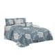 thumbnail image 2 of Cubrecama Quilt Verano 2 Plazas - Azul Rosas KFL608, 2 of 3