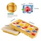 thumbnail image 3 of Bandeja para cubitos de hielo Tvmania 2 unidades, 15 cubos, tapas de silicona, 3 of 7