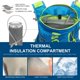 thumbnail image 4 of Chaleco de hidratación, mochila INOXTO, ligera, con bolsa de agua de 1,5 l, 4 of 7