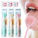 thumbnail image 3 of 1PC Tongue Scraper Brush Fresher Breath Tongue Cleaner Brush Oral Hygiene For Adults Dental Care Tongue Brush Free Shipping, 3 of 3