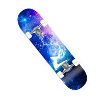 Magideal - Monopatín Completo Unisex Patada De 31 Pulgadas Silencio Tablero Largo Cóncavo Completamente Ensamblado Para Principiantes Mujeres , Estiloa Estilo A