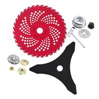 Ioensy - Juego De Piezas Para Desbrozadora De Carburo De 9 Pulgadas Y 36 Dientes, Piezas De Reparación, Instalación Rápida, Color Rojo