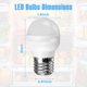 thumbnail image 2 of Earthtec W10565137 W11043014 Repuesto para Bombilla LED de Luz para Refrigerador Congelador Whirlpool Frigidaire Maytag Jenn-Air Amana (2 Piezas), 2 of 6