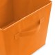 thumbnail image 3 of Contenedores de Almacenamiento Casafield Cubo Plegable de Tela Naranja x6, 3 of 7