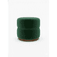 thumbnail image 2 of Puff Giratorio Verde Felpa, 2 of 2