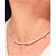 thumbnail image 3 of Collar gargantilla Aguamarina 4mm plata fina 925 Terranova, 3 of 3