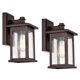 thumbnail image 1 of Luminaria de Pared MICSIU 31 cm Bronce 2 piezas para Exterior, 1 of 6
