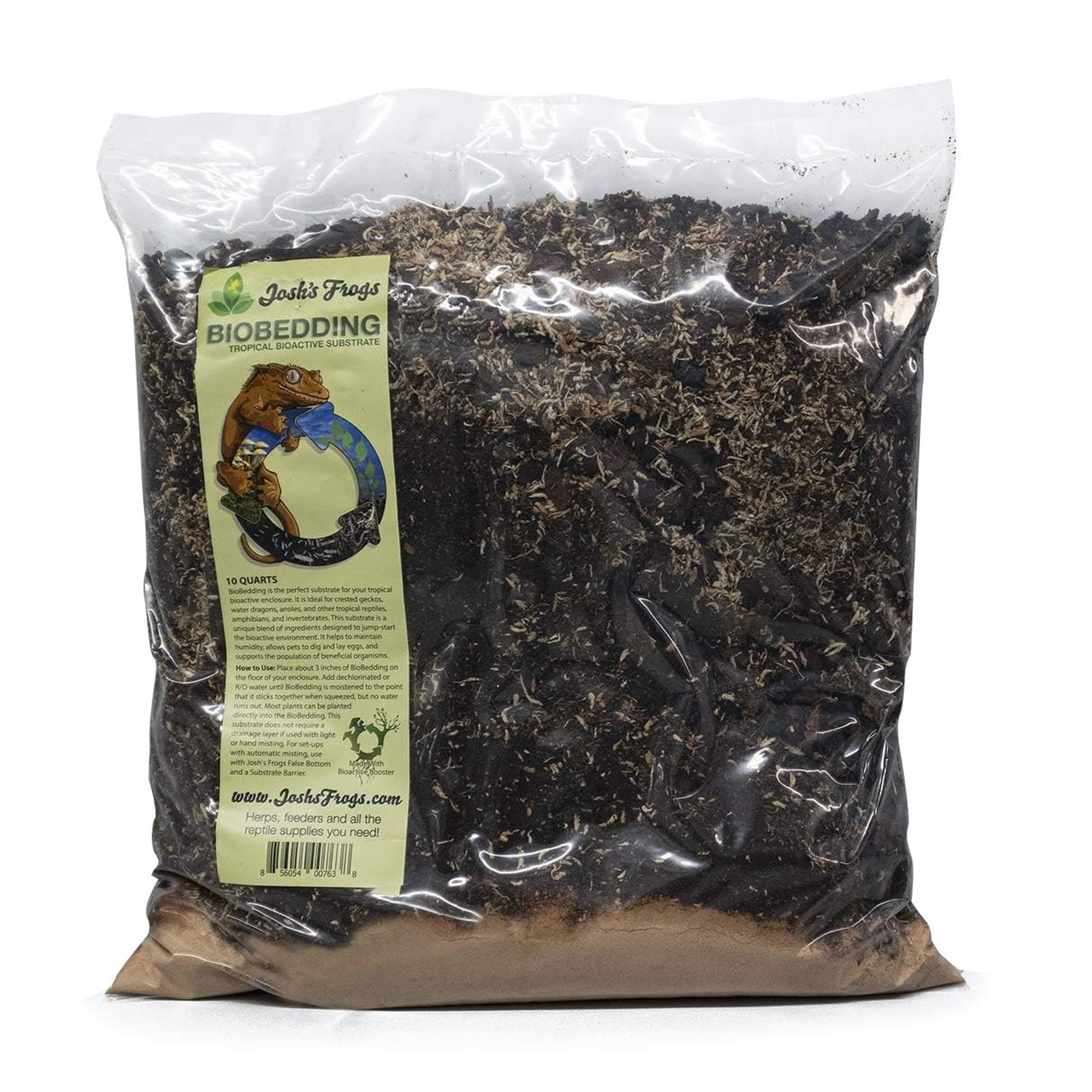 Sustrato BioBedding Tropical de Josh's Frogs – 10 cuartos