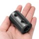 thumbnail image 4 of Acoplamiento de Eje 5/8" Diámetro, 1-1/4" OD, 2" Longitud, Acero Rígido con Recubrimiento de Óxido Negro, (2 Tornillos de Fijación), 4 of 5