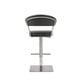 thumbnail image 3 of Taburete de bar Whiteline Modern Living Maureen gris oscuro, 3 of 8