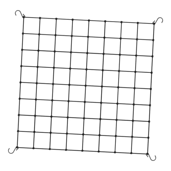 Mesh De Malla De Malla Enrejado Enrejando Negro Para Jardinería Accesorio Flexible 130cmx130cm