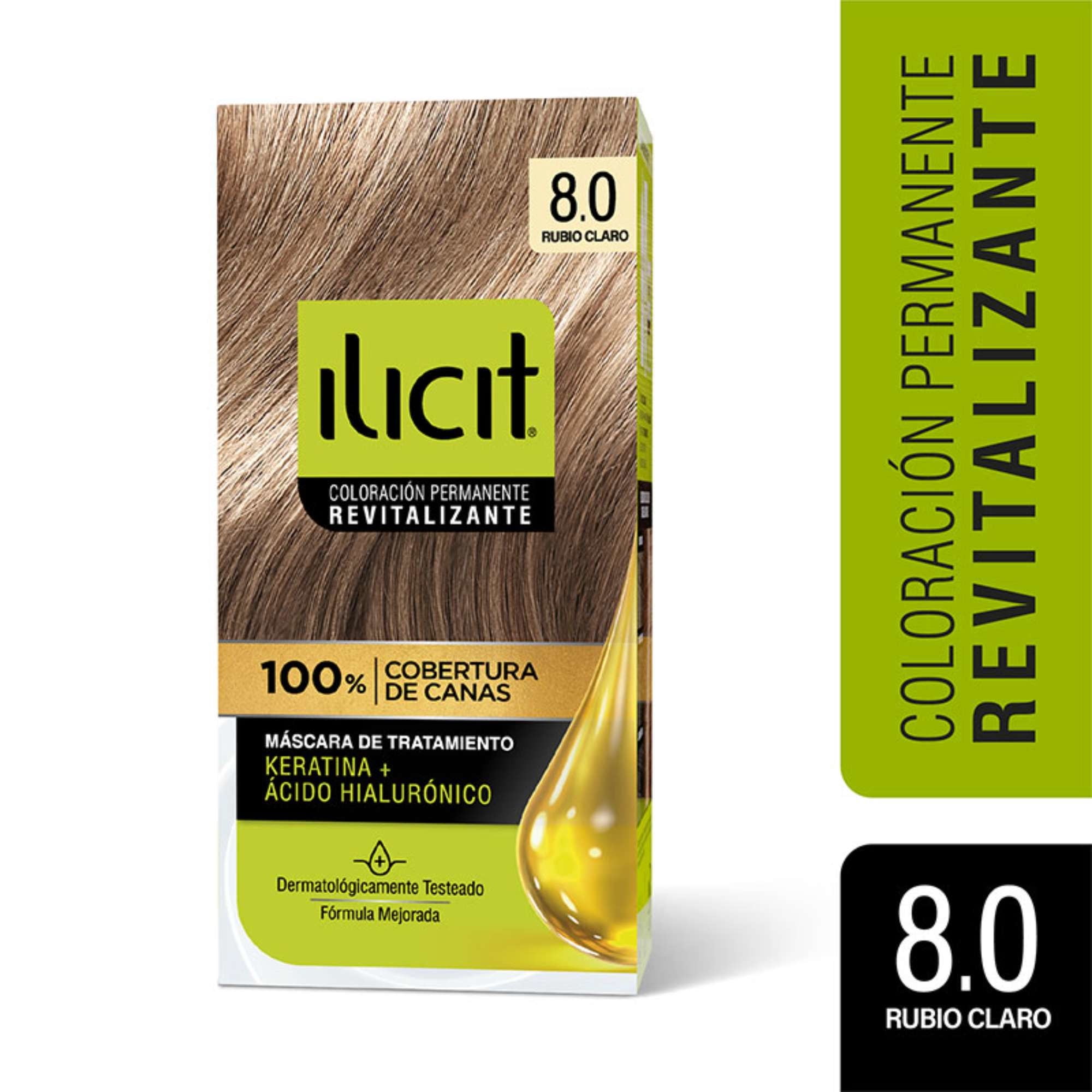 Coloración Ilicit Cabello 8/0 Rubio Claro