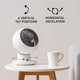 thumbnail image 4 of Ventilador circulador de aire IRIS USA WOOZOO, oscilante, 5 velocidades, blanco, 4 of 4