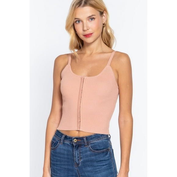 Top de Tirantes con Licencia de Marca Global, Rosa Perla (L)