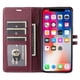 thumbnail image 3 of Premium Wallet Case for iPhone 16 Pro Max with Card Slots & Kickstand, Flip Cover Red, 3 of 6