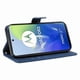 thumbnail image 3 of Funda tipo cartera con tapa para Motorola MOTO G24 con tarjetero, soporte y cubierta magnética Azul, 3 of 6