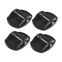 Magideal - 4 Almohadillas Para Gato De Remolque Rv, Reemplazo De Almohadilla De Elevación De Gato, Soporte De Pata De Rueda Niveladora, Almohadillas De Gato Para