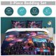 thumbnail image 3 of Cars Lightning McQueen Boys 3 Piece Bedding with 1 Duvet Cover And 2 Pillowcases Queen Bed Sheets, 3 of 5