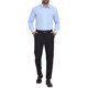 thumbnail image 2 of INSPIRE CHIC Camisas de Vestir de Manga Larga para Hombre con Patrón de Cuadros de Negocios L Azul Blanco, 2 of 5