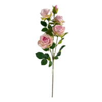 Genérico - Ramo Rosas Rosadas Artificiales 82 Cm