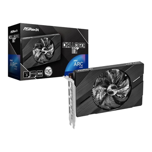 Tarjeta de Video ASRock Arc A380 Challenger ITX 6GB OC