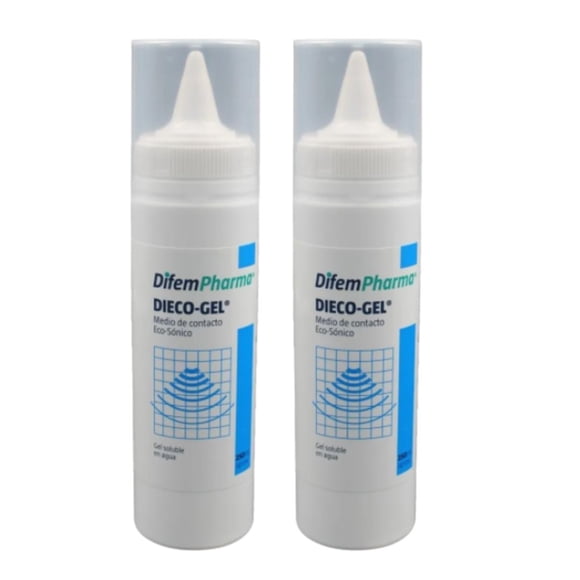 Gel Conductor ultrasonido ecografico 250ml Pack 2 Unidades
