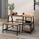 thumbnail image 1 of Pack Mesa Rectangular + 2 Banquetas | Estilo Industrial, 1 of 3