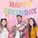 thumbnail image 5 of Banner de cumpleaños DDLP Pastel Rainbow Girls de 13 pies, 5 of 7