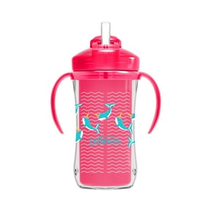 Dr. Brown'S - Vaso Térmico Con Pajita 300Ml 12M+ Rosado