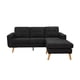 thumbnail image 2 of Sofá Seccional Dallas - Negro, 2 of 3