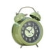 thumbnail image 1 of Reloj Despertador Analógico Diseño Retro Reloj Pequeño Silencioso Para Oficina Mesita De Noche Interior Verde, 1 of 3